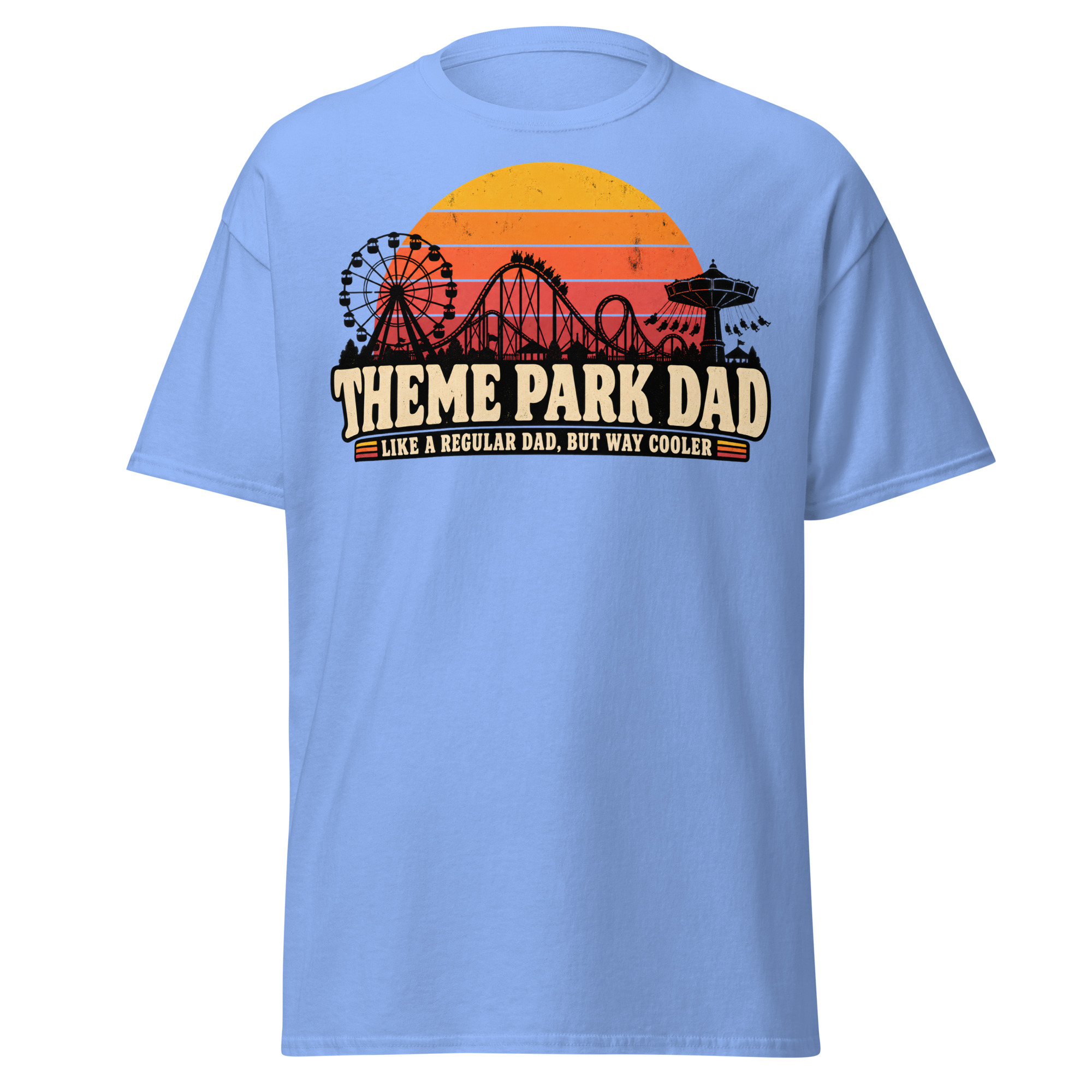 Theme Park Dad T-Shirt Like A Regular Dad But Cooler