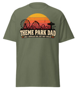 Theme Park Dad T-Shirt Like A Regular Dad But Cooler