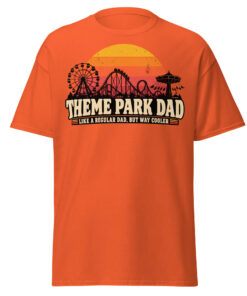 Theme Park Dad T-Shirt Like A Regular Dad But Cooler