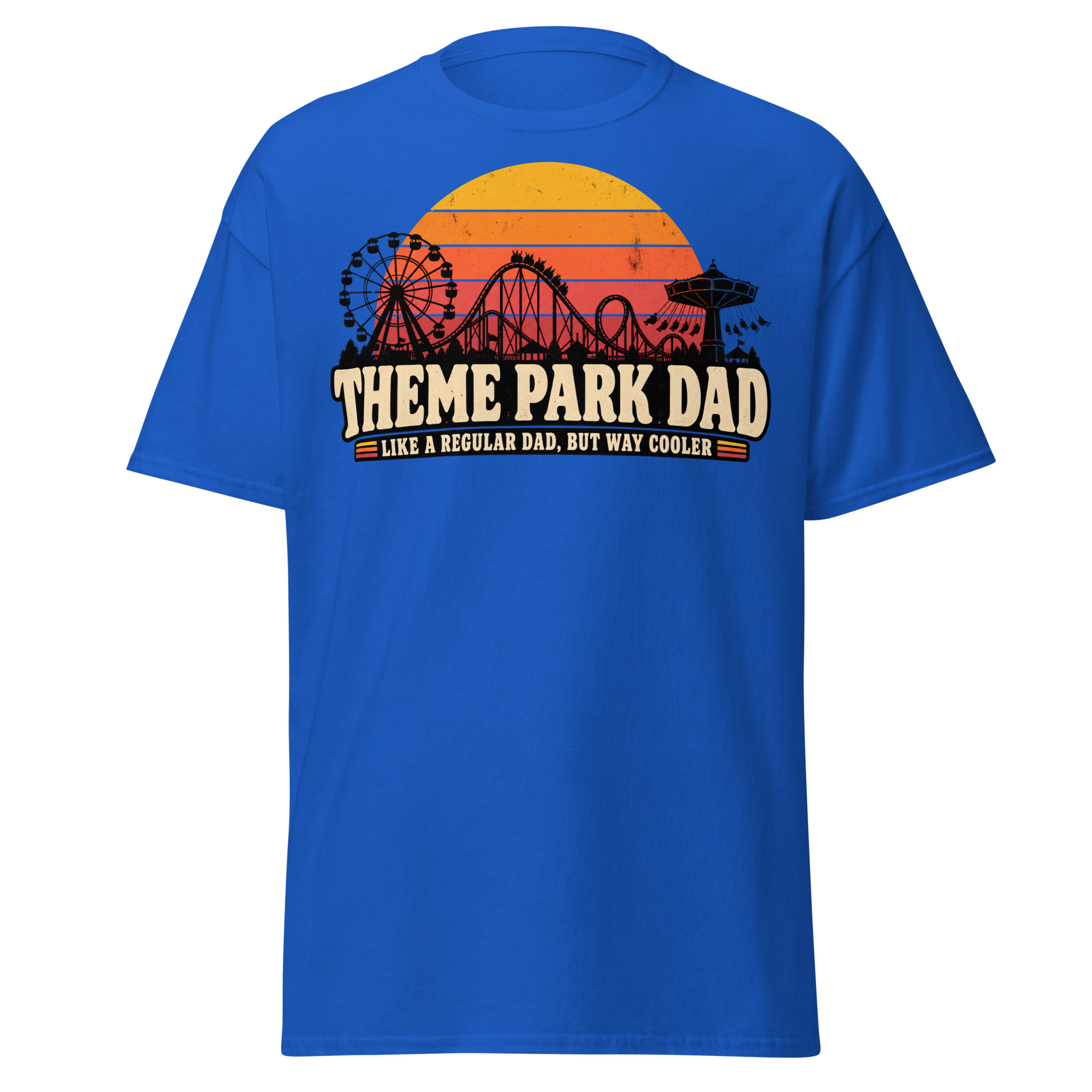 Theme Park Dad T-Shirt Like A Regular Dad But Cooler