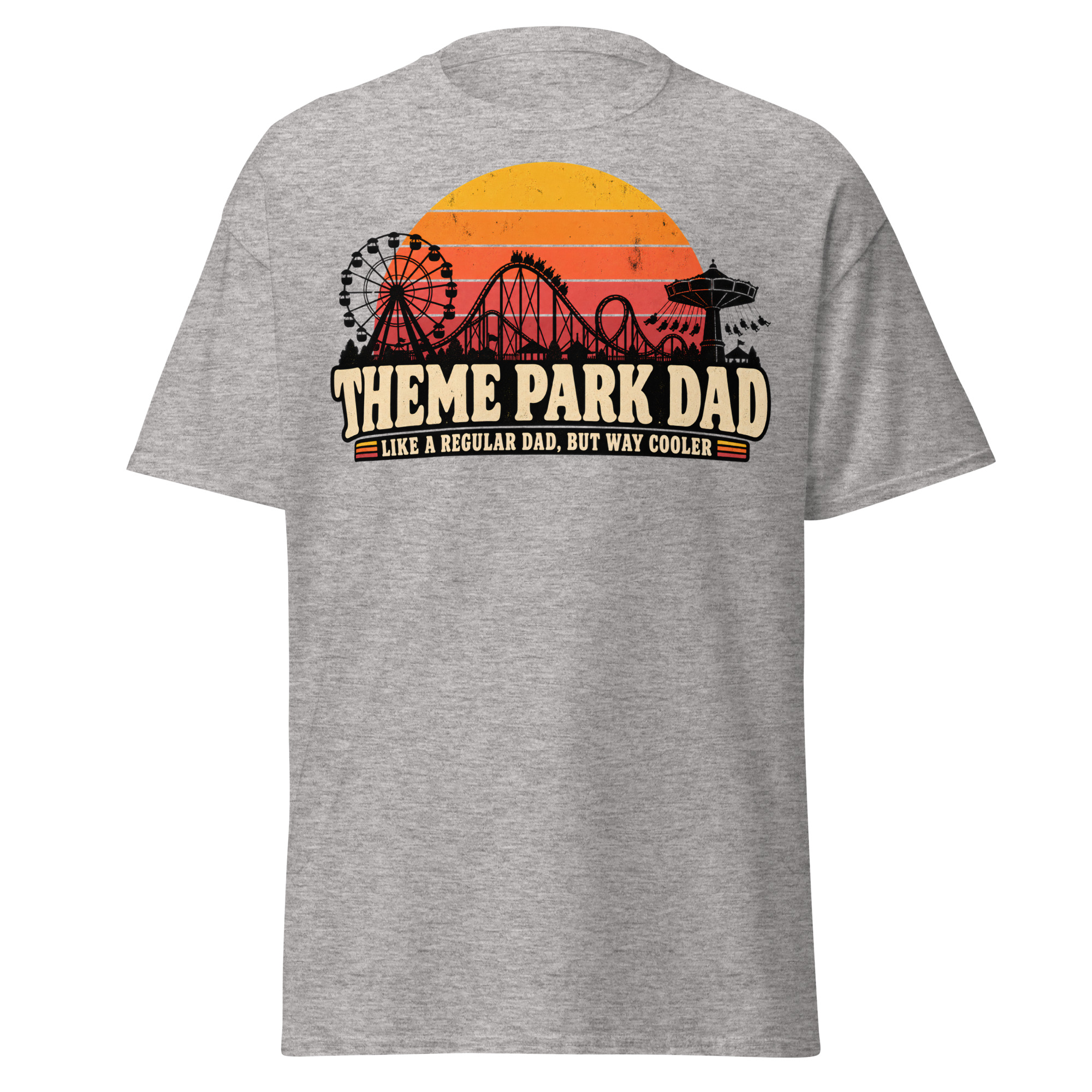 Theme Park Dad T-Shirt Like A Regular Dad But Cooler
