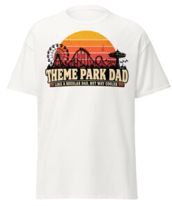 Theme Park Dad T-Shirt Like A Regular Dad But Cooler