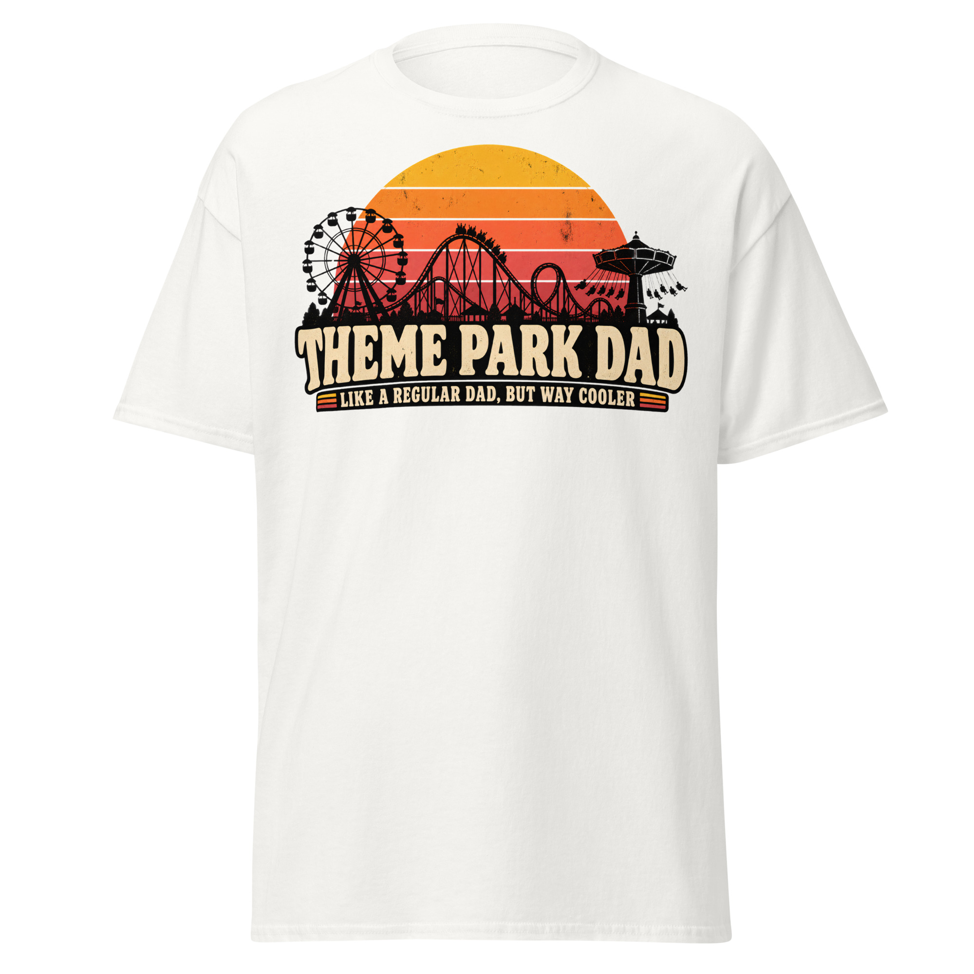Theme Park Dad T-Shirt Like A Regular Dad But Cooler