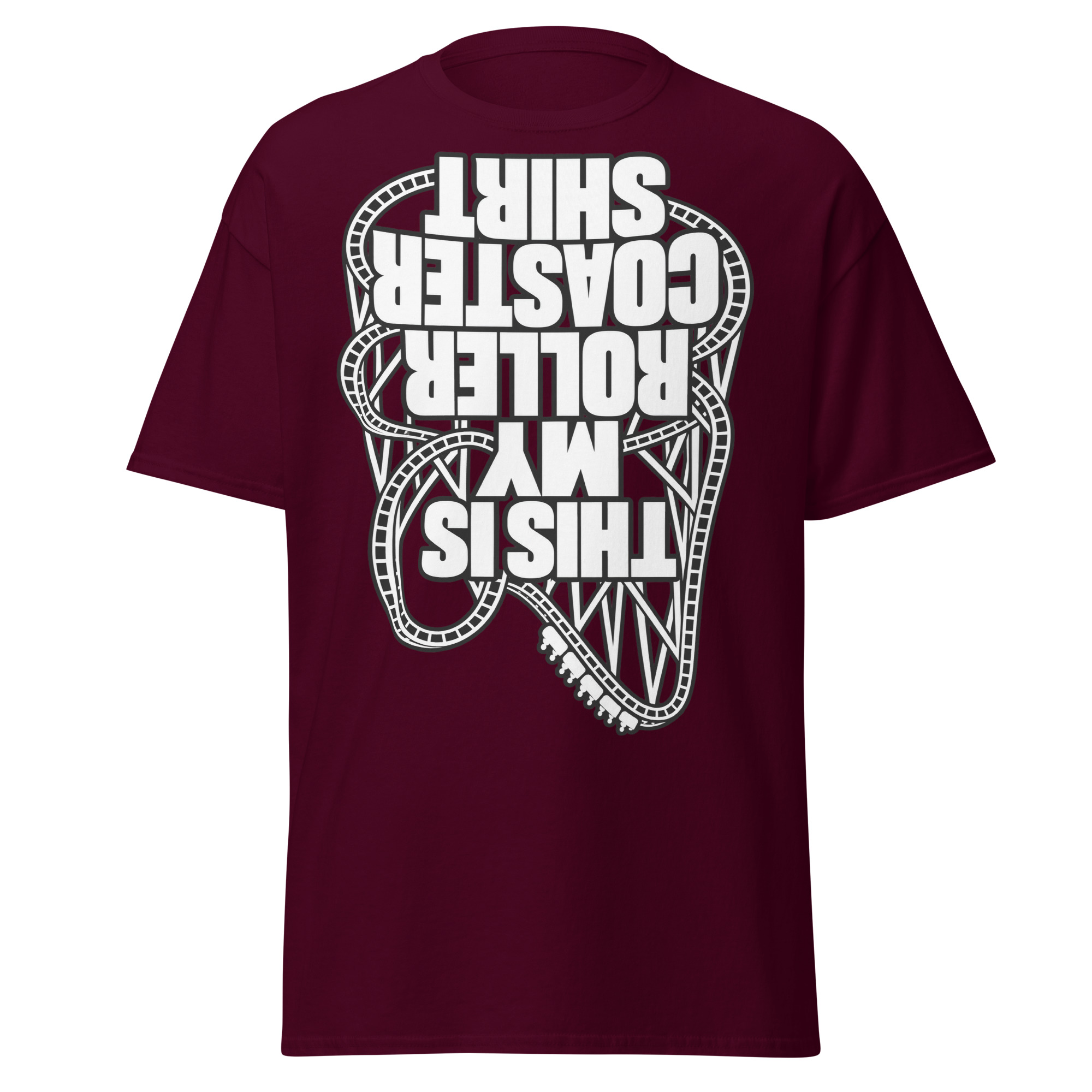 This Is My Rollercoaster Shirt – Funny Upside Down T-shirts