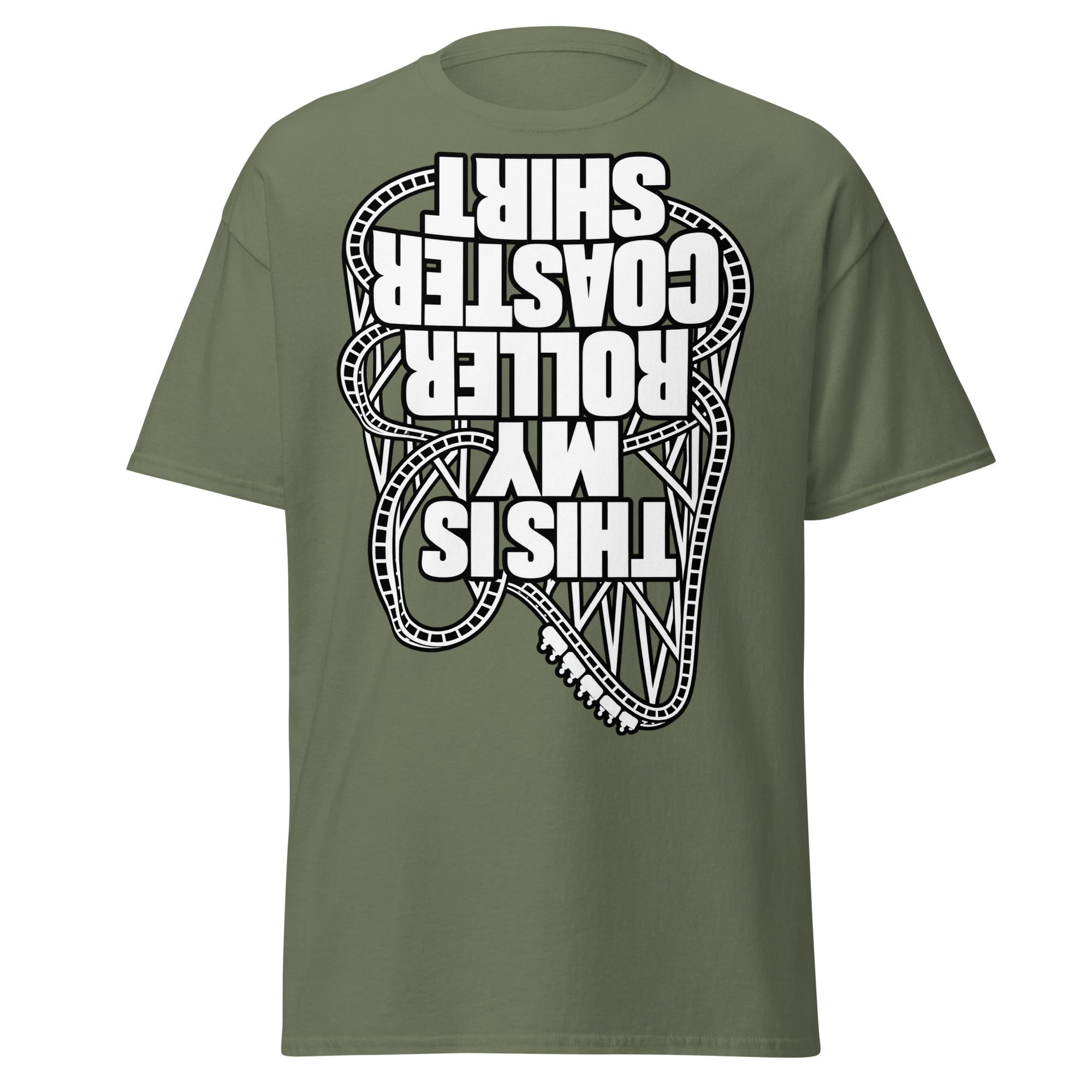 This Is My Rollercoaster Shirt – Funny Upside Down T-shirts