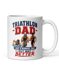 Triathlon Dad Mugs Funny Gift For Dad’s Triathlon