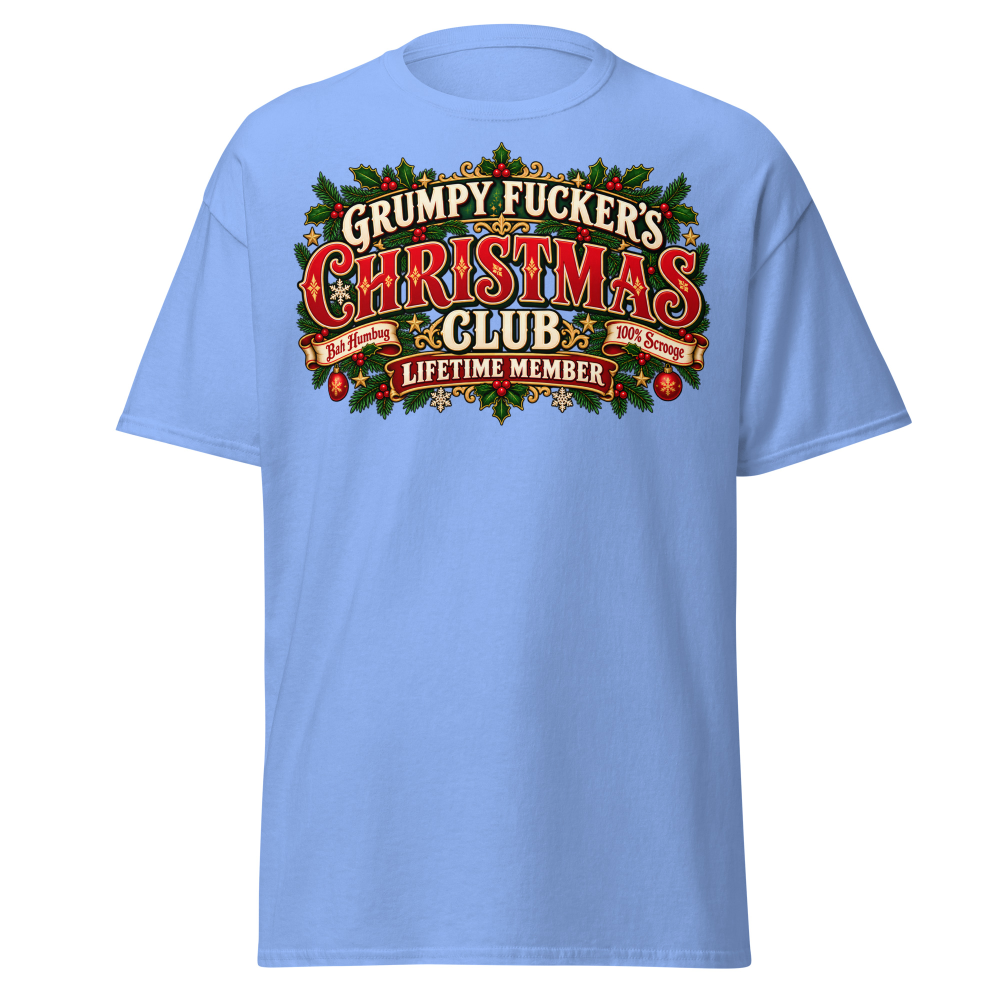 Grumpy Fuckers Christmas Club Funny Christmas T-shirts