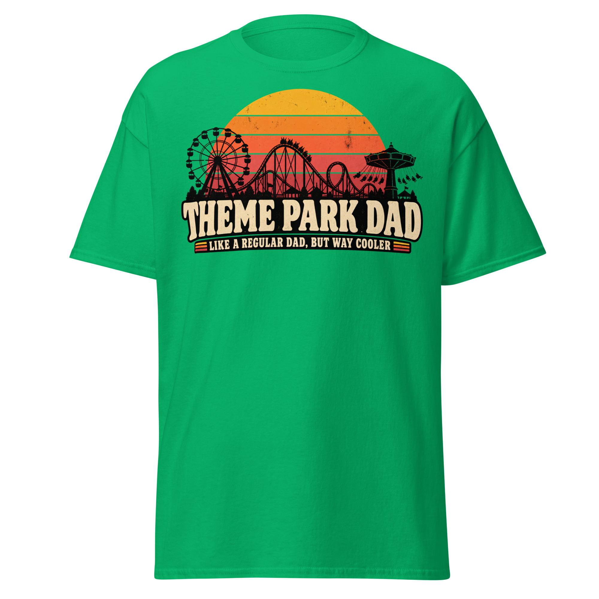 Theme Park Dad T-Shirt Like A Regular Dad But Cooler