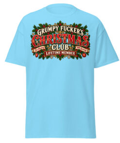 Grumpy Fuckers Christmas Club Funny Christmas T-shirts