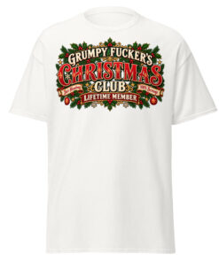 Grumpy Fuckers Christmas Club Funny Christmas T-shirts