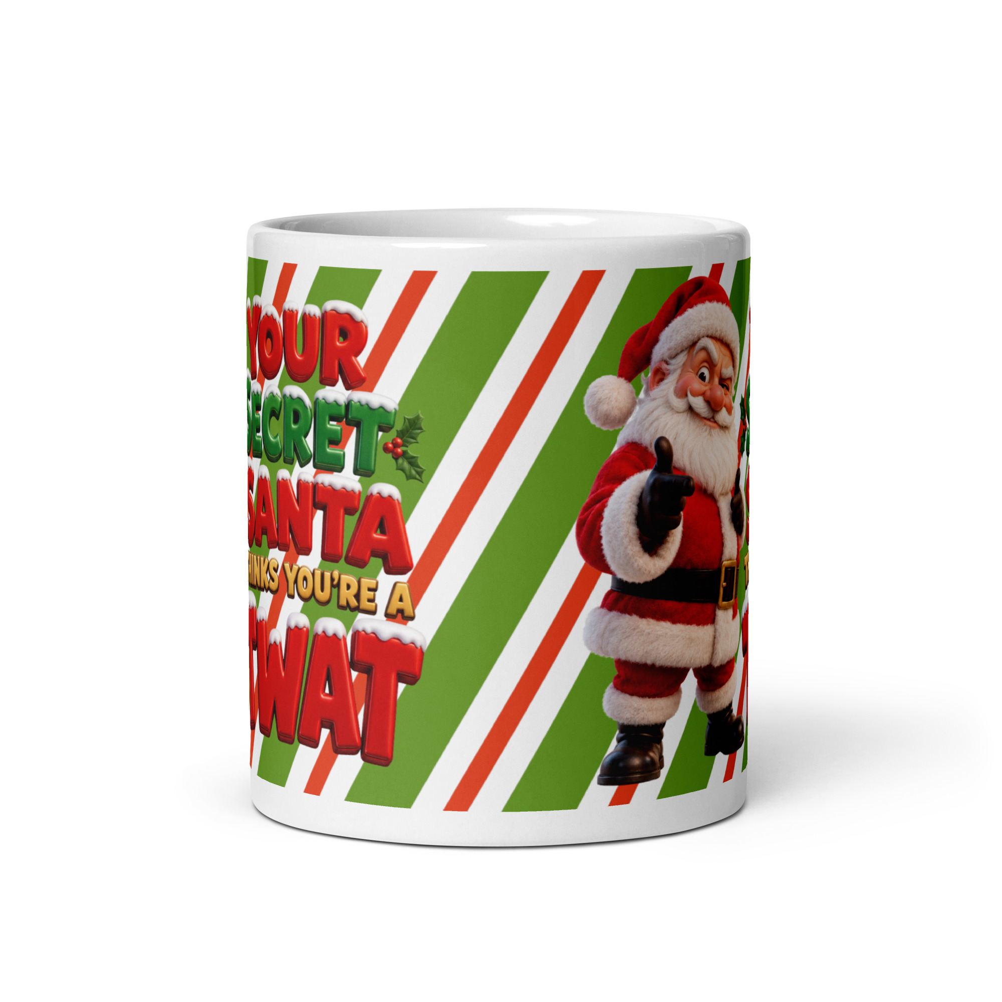 Funny Rude Secret Santa Gift Mug