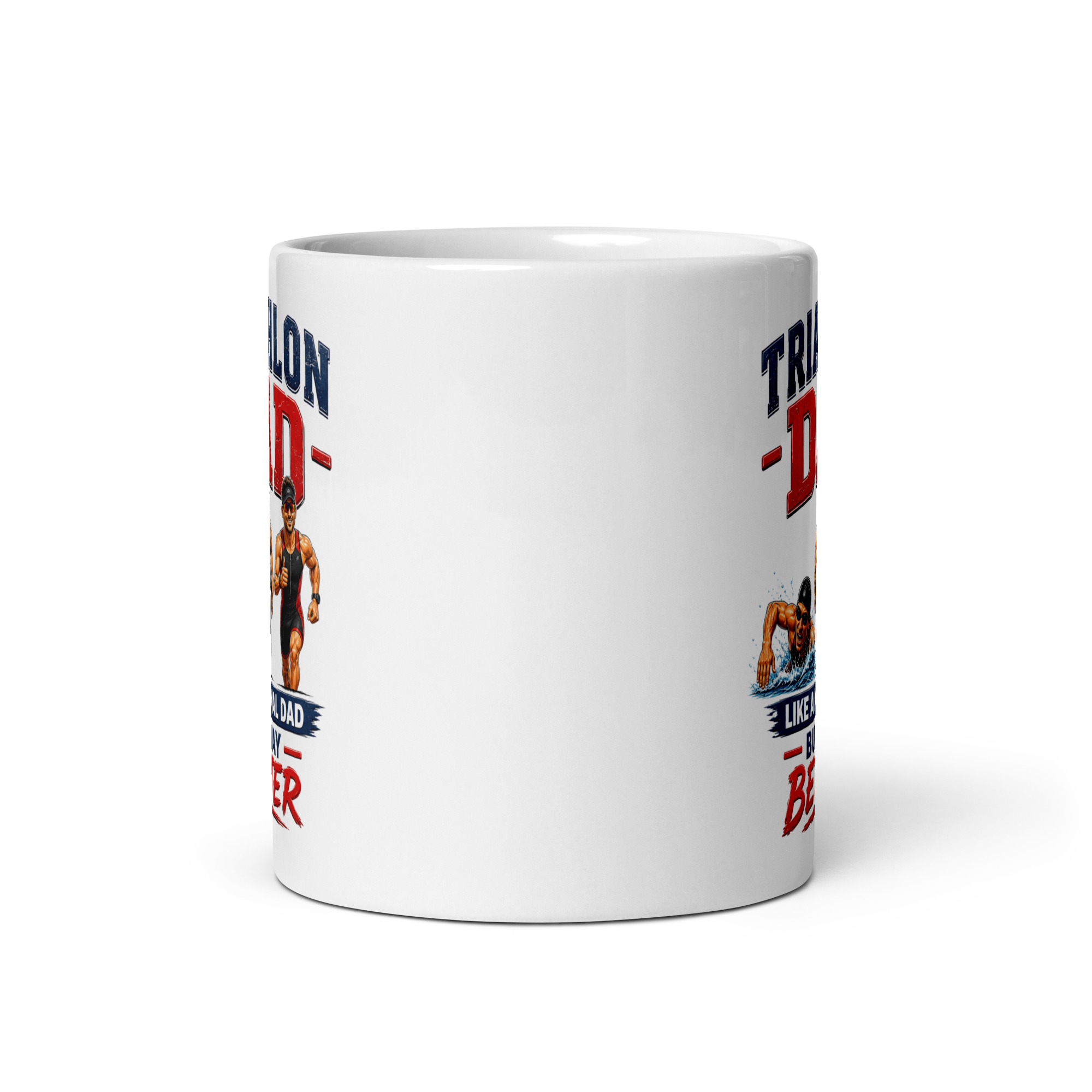 Triathlon Dad Mugs Funny Gift For Dad’s Triathlon