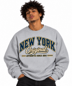 Cool New York Sweatshirt Portrait