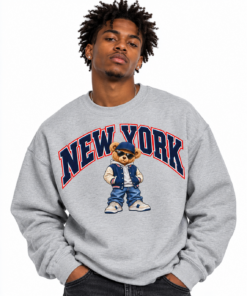 New York Teddy Bear Streetwear Portrait