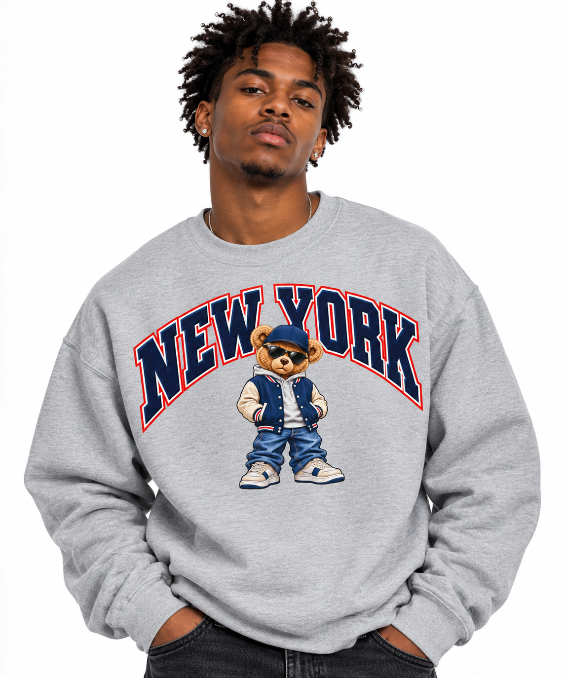 New York Teddy Bear Streetwear Portrait