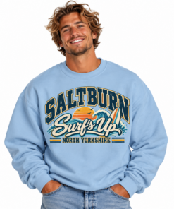 Saltburn Surf’s Up Sweatshirt Portrait