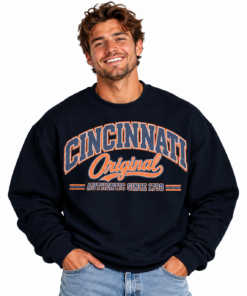 Smiling Cincinnati Original Sweatshirt Portrait