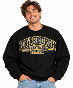 Smiling Pittsburgh Sweatshirt Portrait