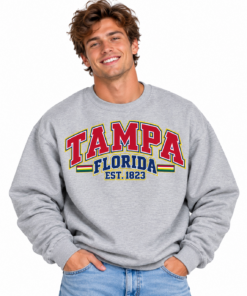 Smiling TAMPA Florida Sweatshirt Portrait