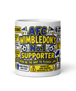 AFC Wimbledon Mug No1 Supporter Gift Mugs