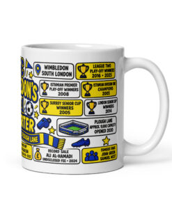 AFC Wimbledon Mug No1 Supporter Gift Mugs