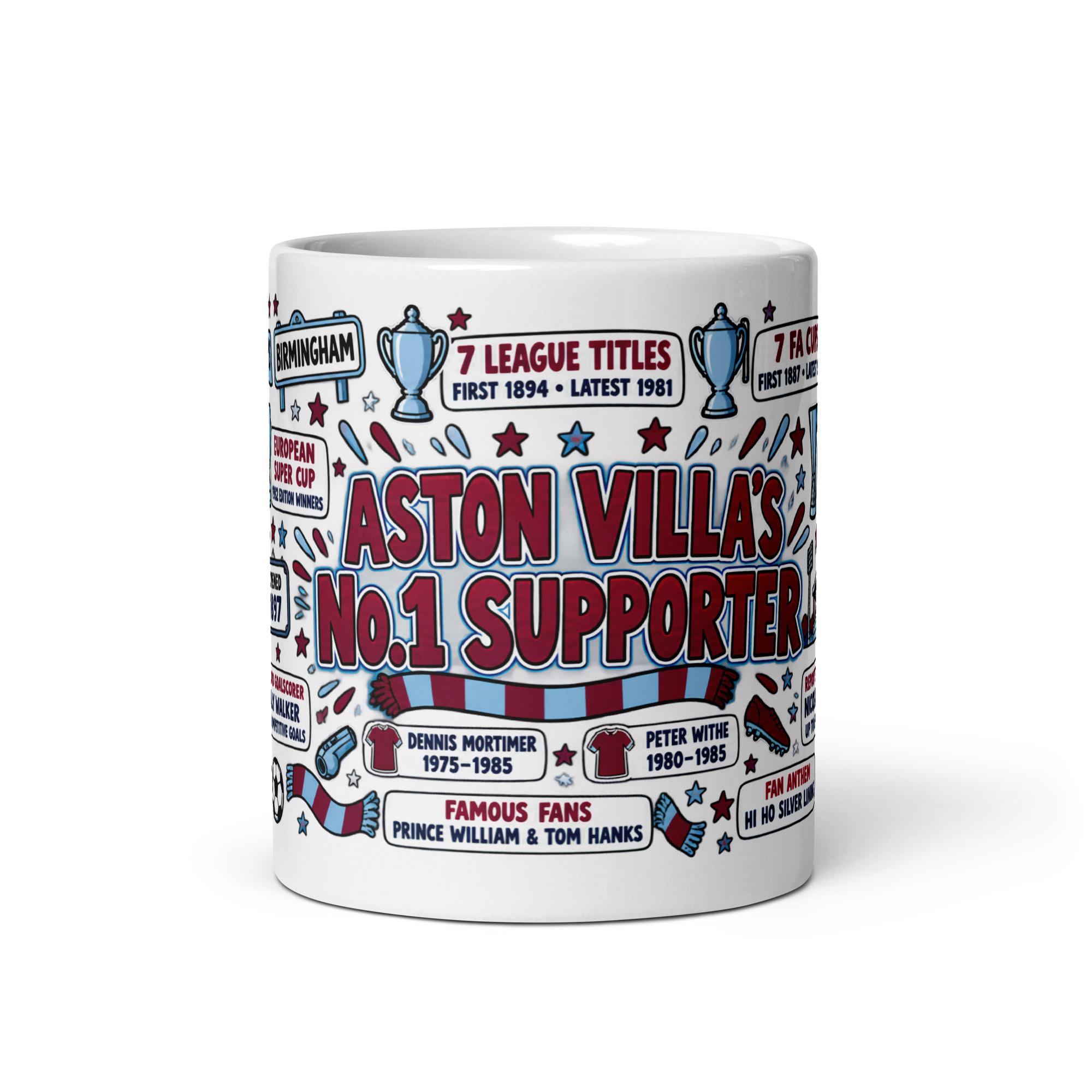 Aston Villa Mug No1 Supporter Gift Mugs