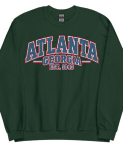 Atlanta Georgia Varsity Sweatshirts College Style