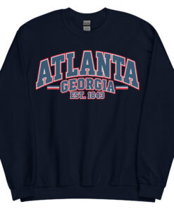 Atlanta Georgia Varsity Sweatshirts College Style
