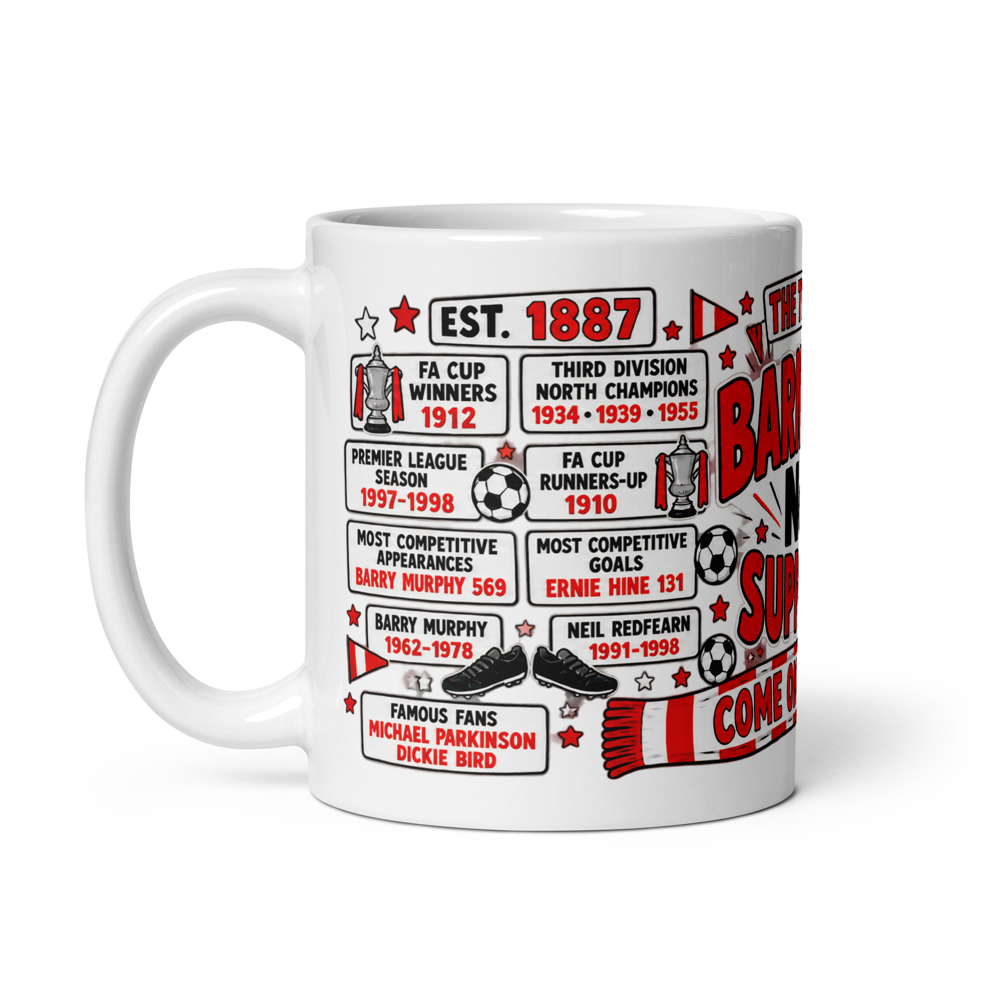 Barnsley Mug No1 Supporter Gift Mugs