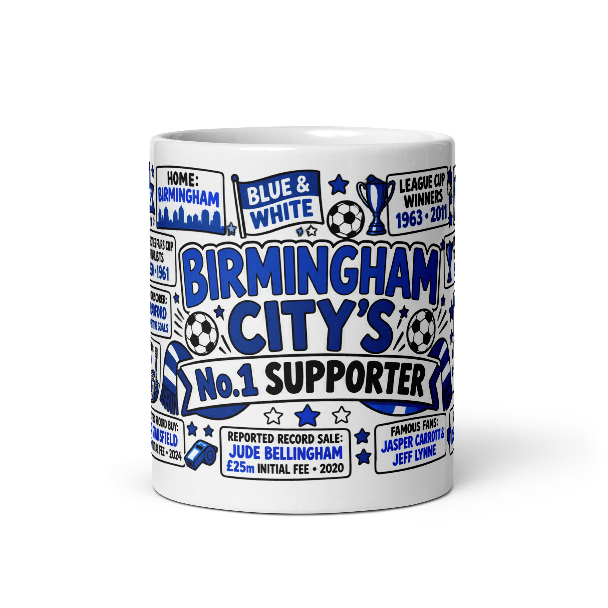 Birmingham City Mug No1 Supporter Gift Mugs