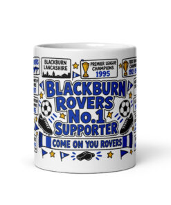 Blackburn Rovers Mug No1 Supporter Gift Mugs