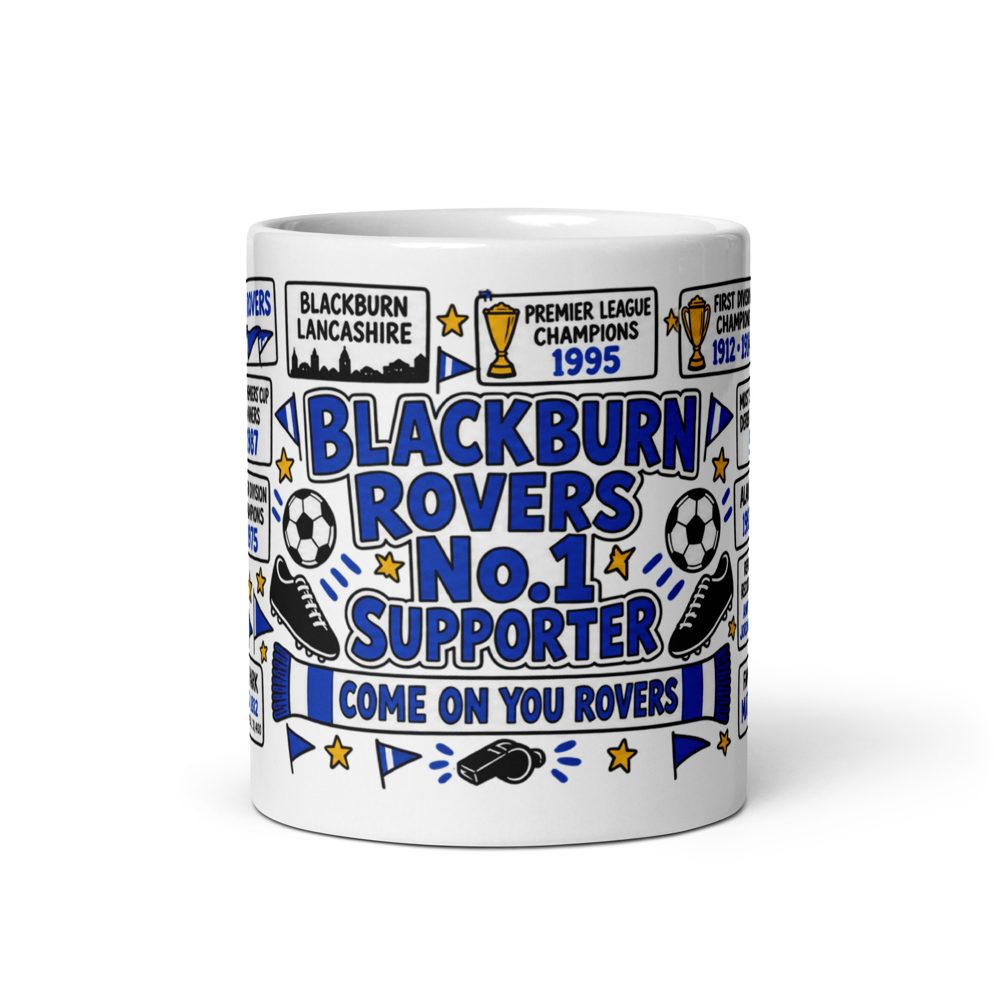Blackburn Rovers Mug No1 Supporter Gift Mugs