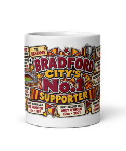 Bradford City Mug No1 Supporter Gift Mugs