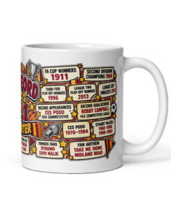 Bradford City Mug No1 Supporter Gift Mugs