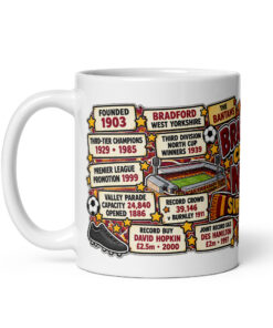 Bradford City Mug No1 Supporter Gift Mugs