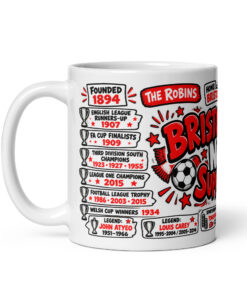 Bristol City Mug No1 Supporter Gift Mugs