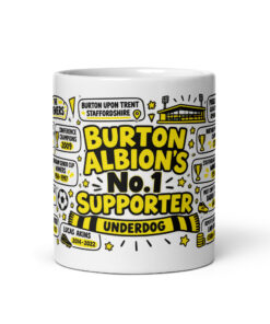 Burton Albion Mug No1 Supporter Gift Mugs