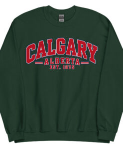 Calgary Alberta Varsity Sweatshirts Jumpers