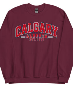 Calgary Alberta Varsity Sweatshirts Jumpers