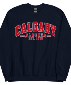 Calgary Alberta Varsity Sweatshirts Jumpers