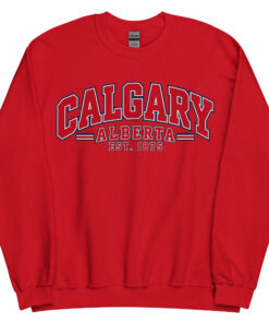 Calgary Alberta Varsity Sweatshirts Jumpers