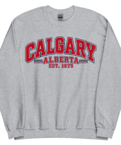 Calgary Alberta Varsity Sweatshirts Jumpers