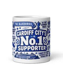 Cardiff City Mug No1 Supporter Gift Mugs