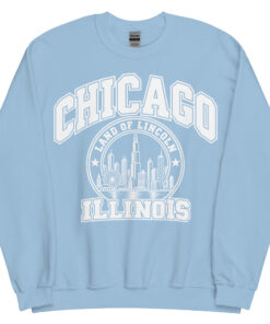 Chicago Illinois State Varsity Sweatshirts College Style