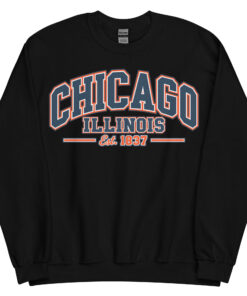 Chicago Illinois Varsity Sweatshirts College Style