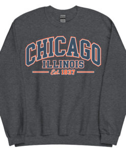 Chicago Illinois Varsity Sweatshirts College Style