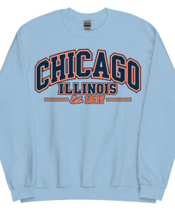 Chicago Illinois Varsity Sweatshirts College Style