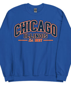 Chicago Illinois Varsity Sweatshirts College Style