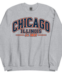 Chicago Illinois Varsity Sweatshirts College Style