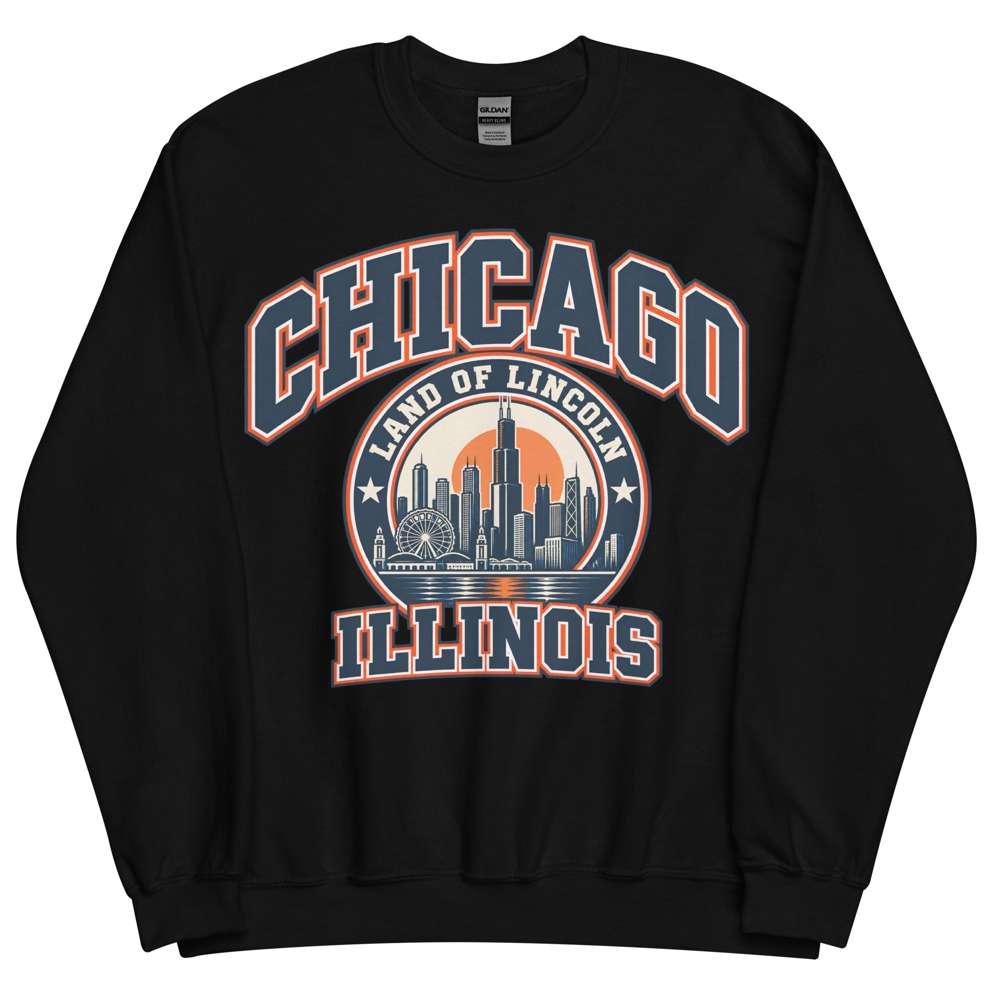 Chicago Illinois Varsity Sweatshirts Jumpers